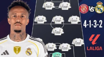 real madrid vs girona تشكيل الريال ضد غيرونا في الدوري الاسباني مع القنوات الناقلة